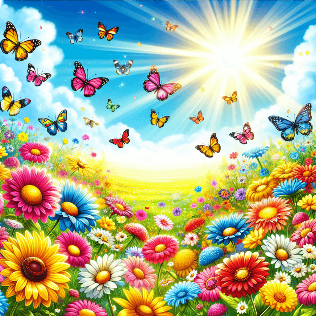 Breezy Summer Meadows Paint By Number