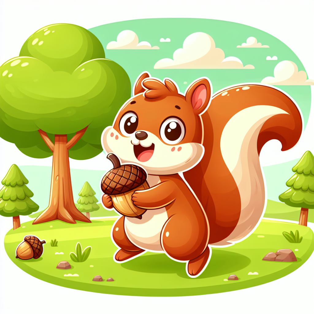 Bold Brave Squirrel Paint By Color