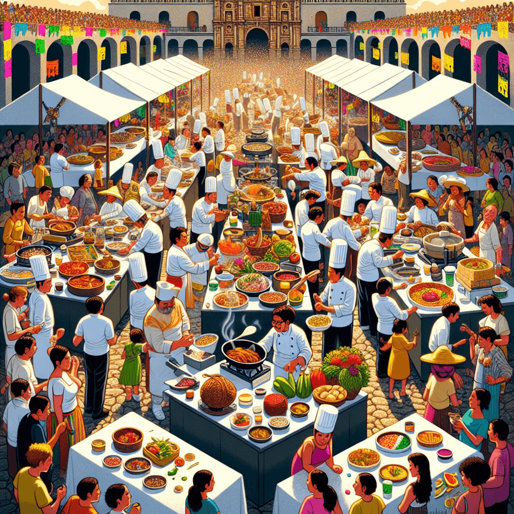 Oaxaca Culinary Festival - Mexico DIY Paint By Numbers