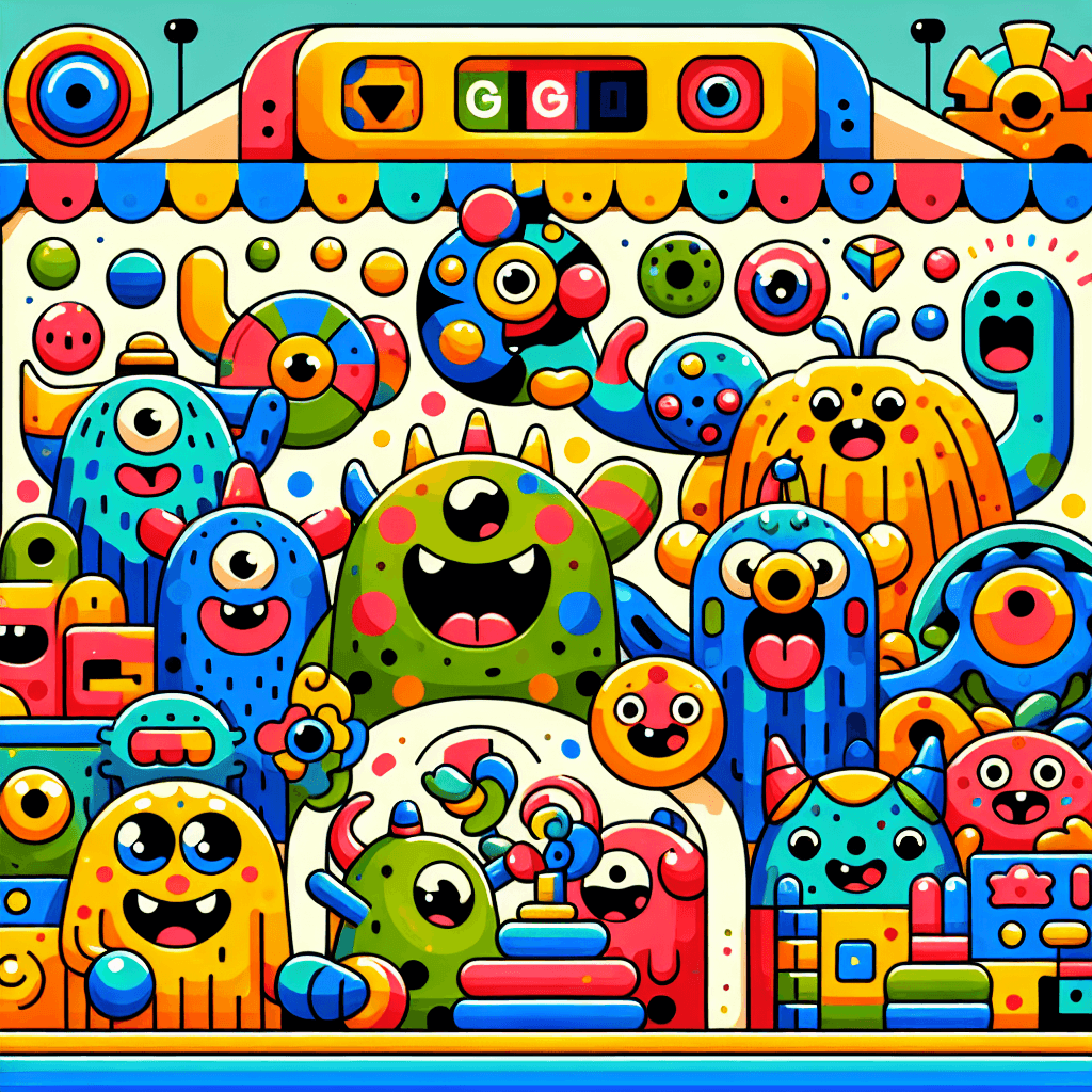 Friendly Monsters' Club Paint By Number