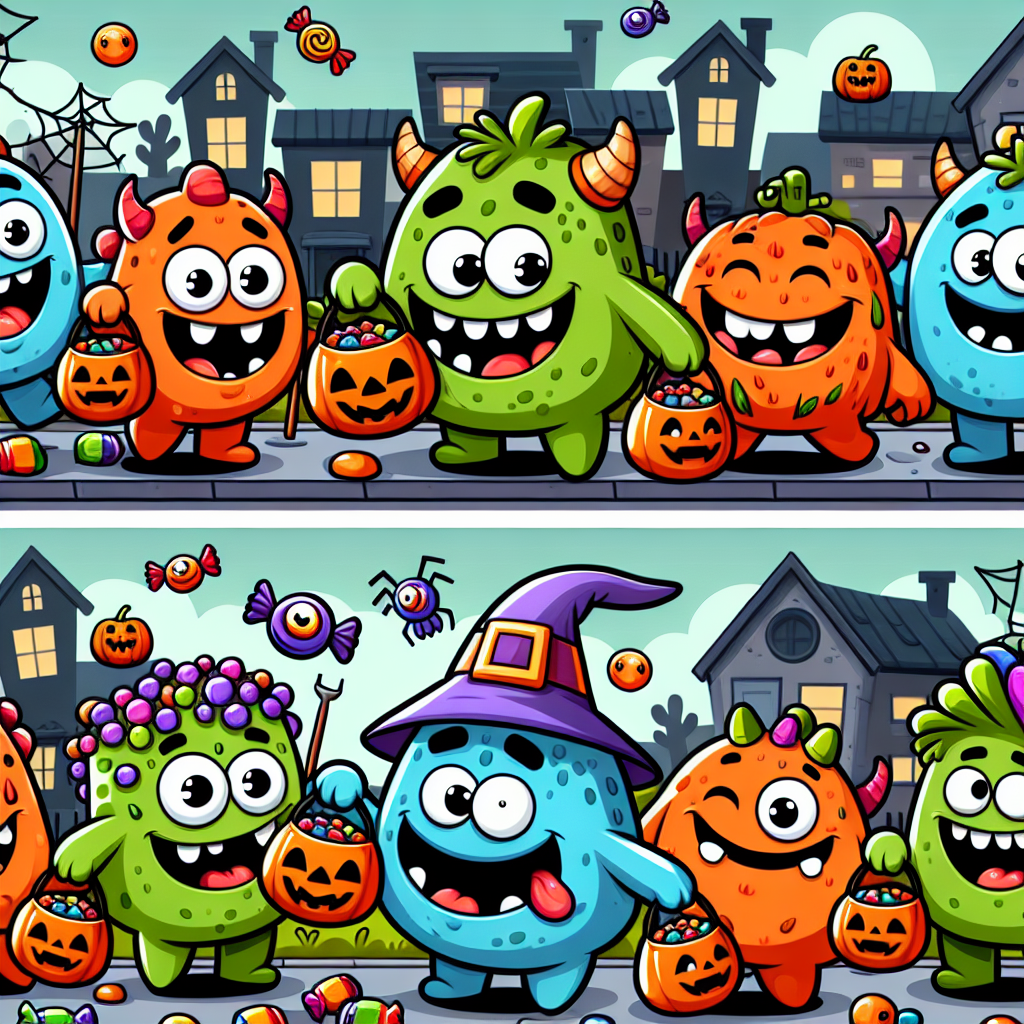 Jolly Halloween Monsters Paint By Numbers Kits