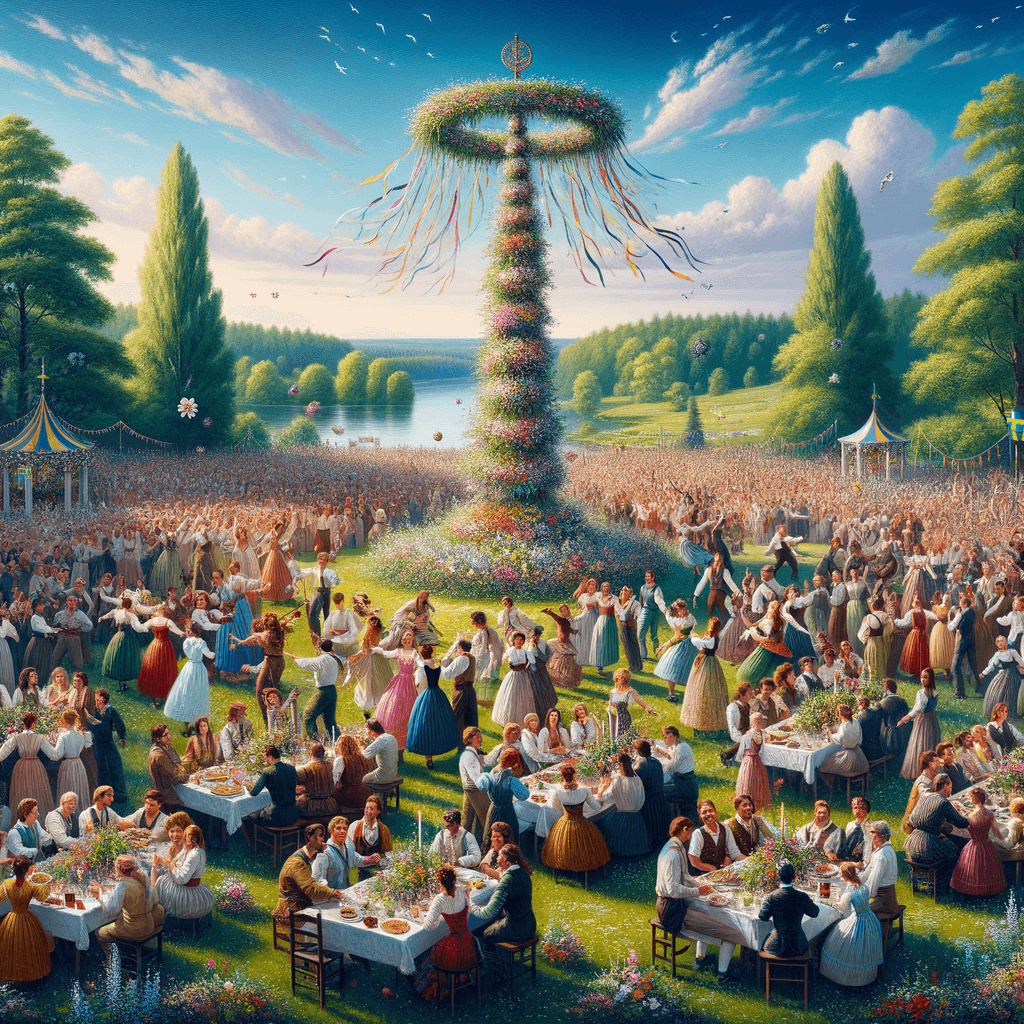 Midsummer - Sweden Paint By Numbers Art