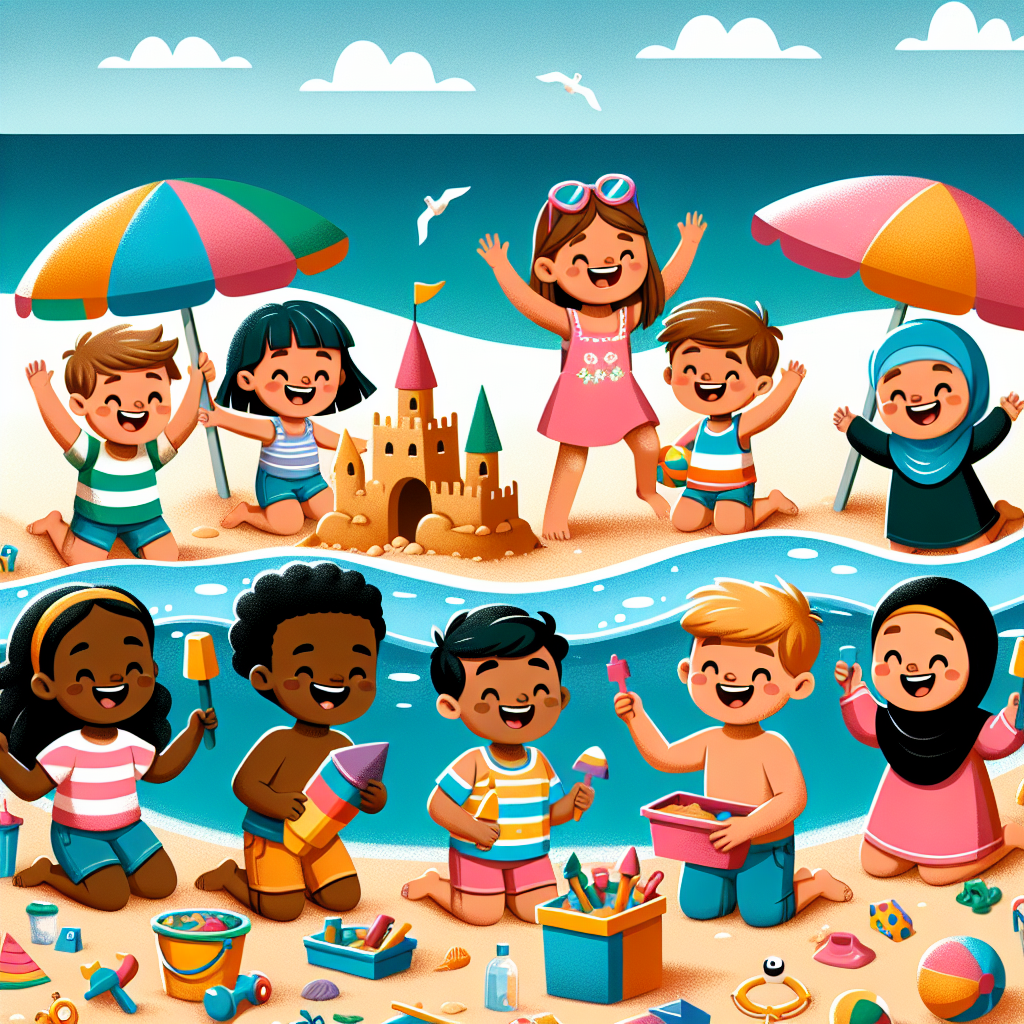 Sunny Seaside Adventures Paint By Numbers