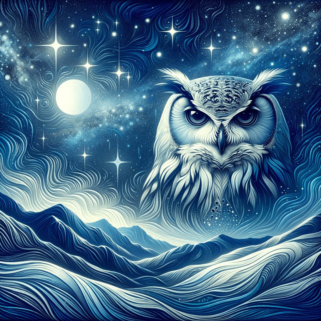 Owl's Night Watch Paint By Number