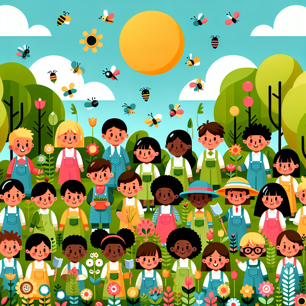Garden Guardians Number Painting