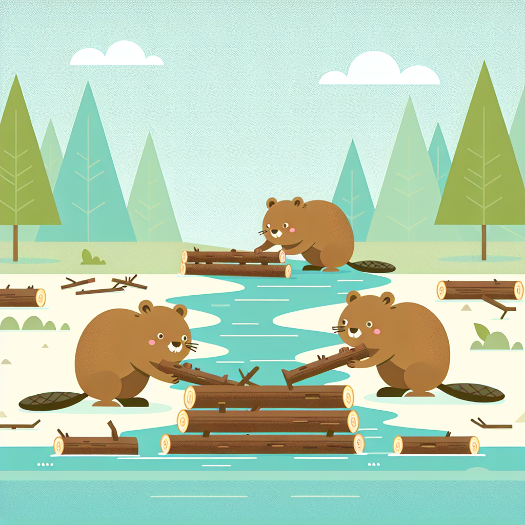 Busy Beaver Bonanza Paint By Number