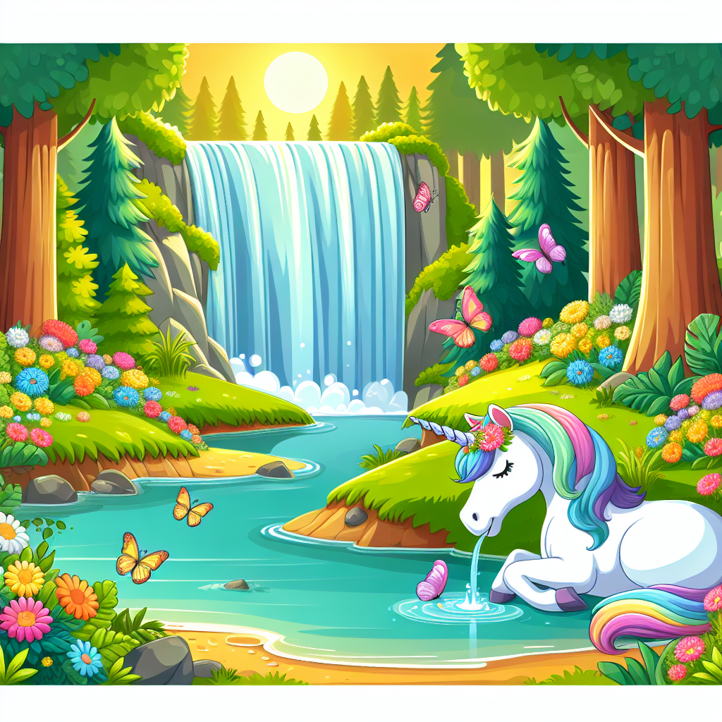 Magical Waterfall DIY Paint By Numbers