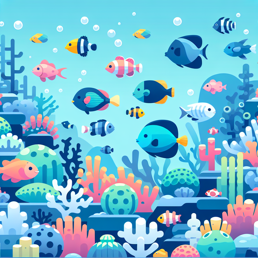 Coral Reef Rendezvous Painting Number Kit