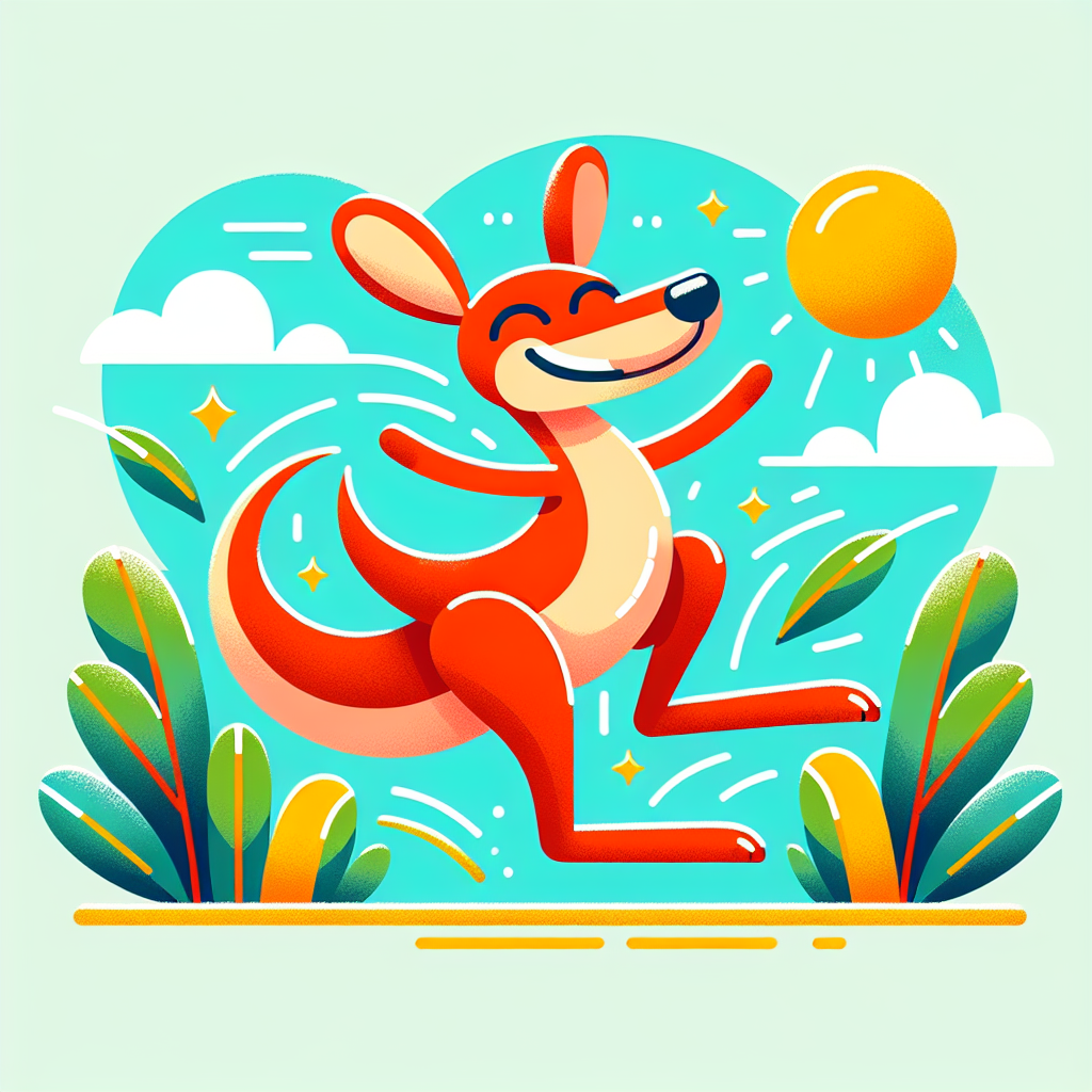 Kooky Kangaroo Paint By Color