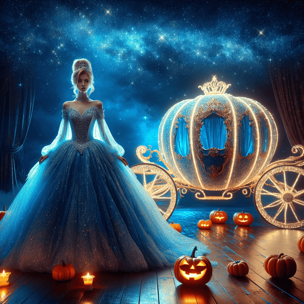 Cinderella's Midnight Dream Paint By Color