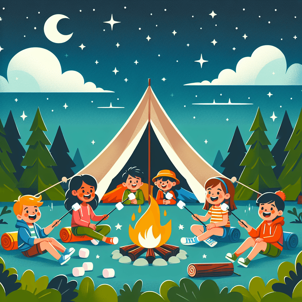 Colorful Camping Adventure Paint By Numbers Kits
