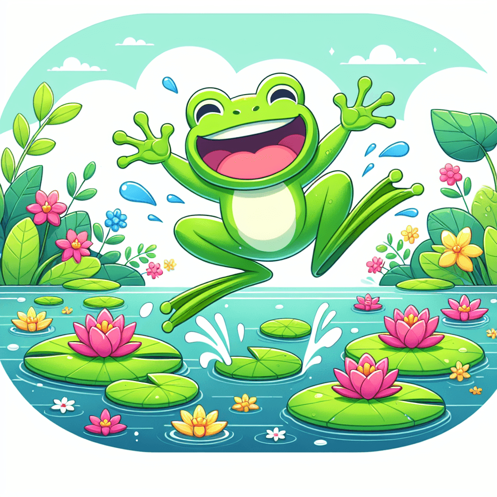 Happy Little Frog Paint By Color
