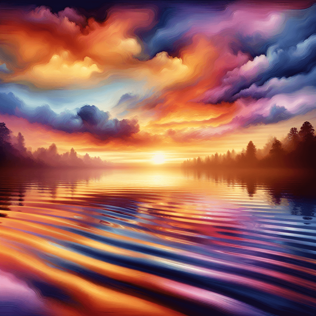 Radiant Sunset at the Lake - DIY Painting By Numbers Kit – Artistry Rack