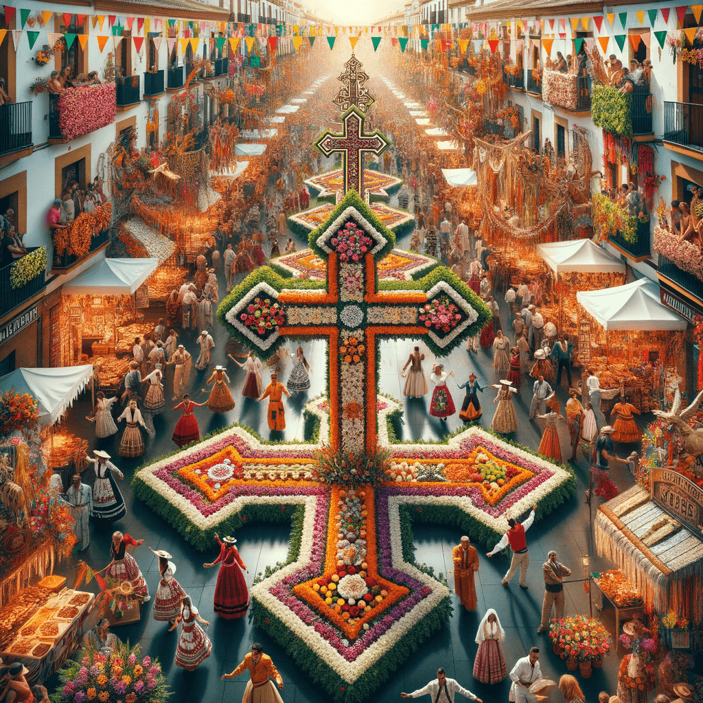 Fiesta De Las Cruces - Spain Paint By Color