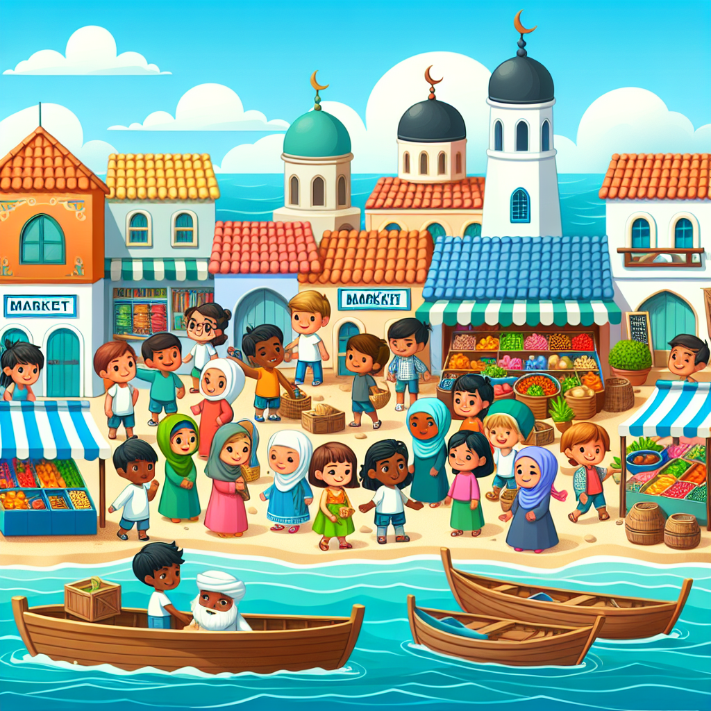 Seaside Village Excursion Paint By Number