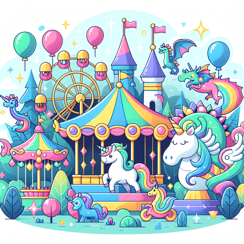 Enchanted Adventure Park Paint By Numbers
