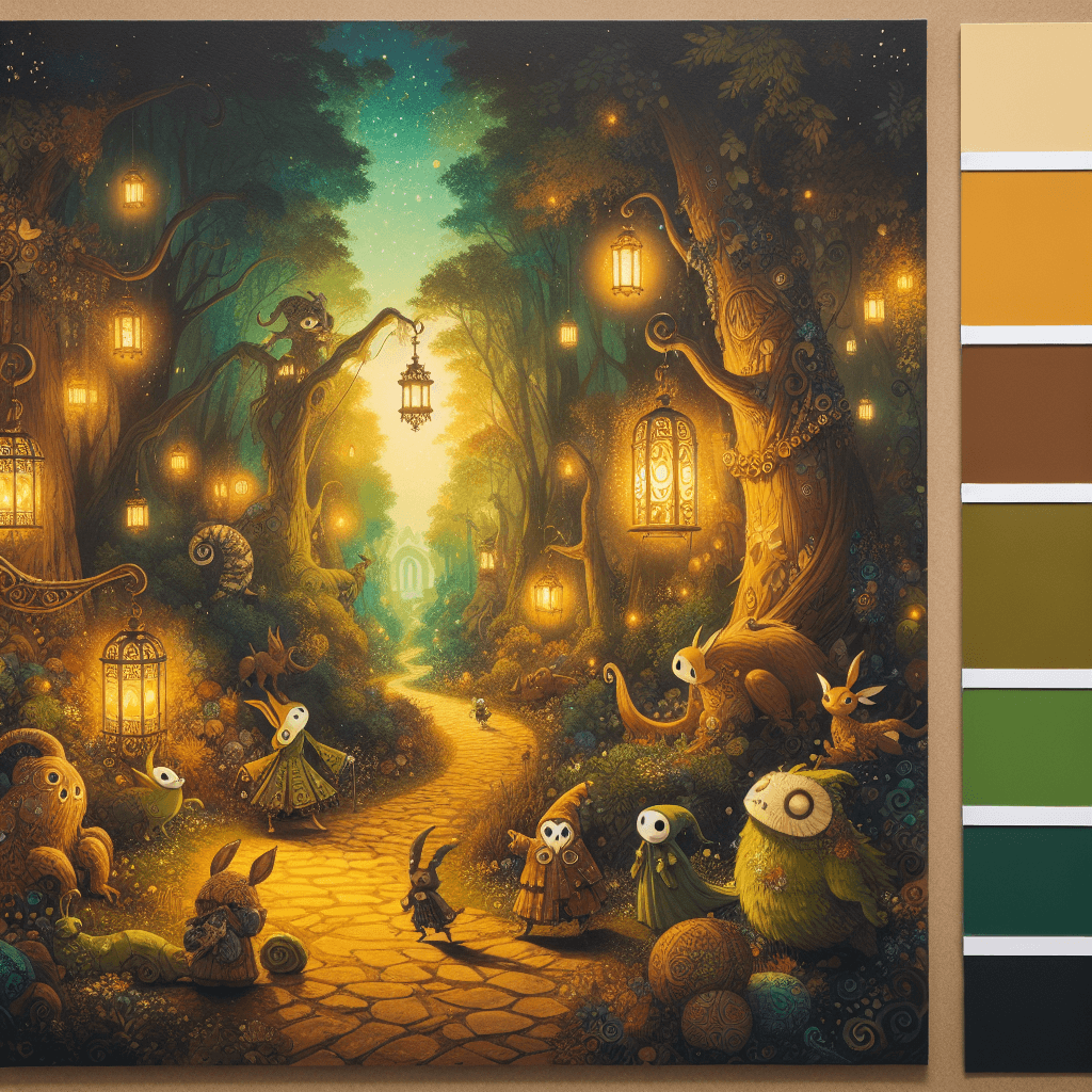 Fairytale Woodland Path Paint By Numbers Art