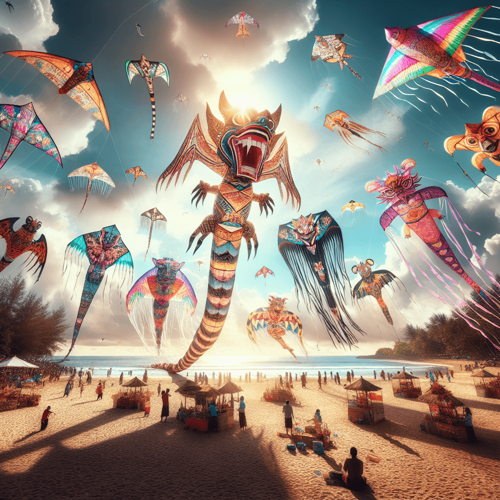 Bali Kite Festival - Indonesia Paint By Numbers