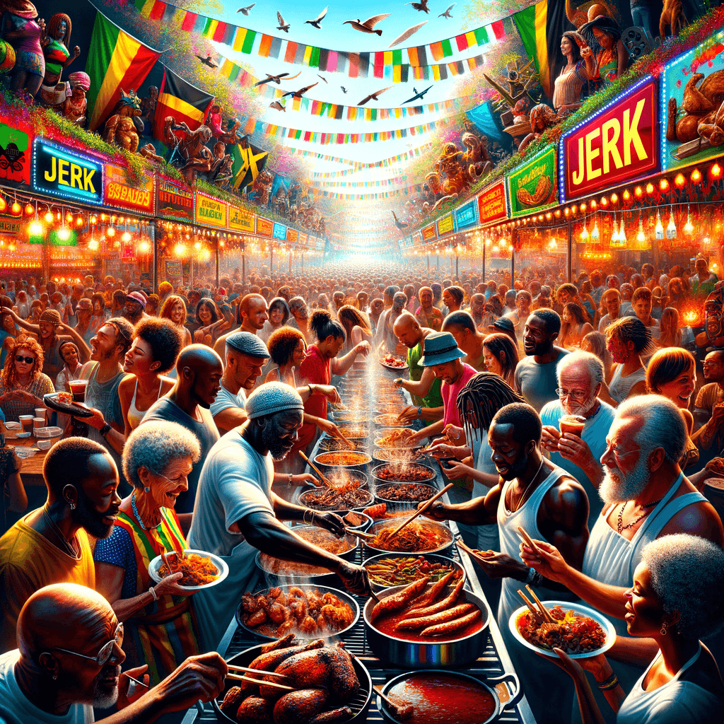 Jerk Festival - Jamaica Paint By Color