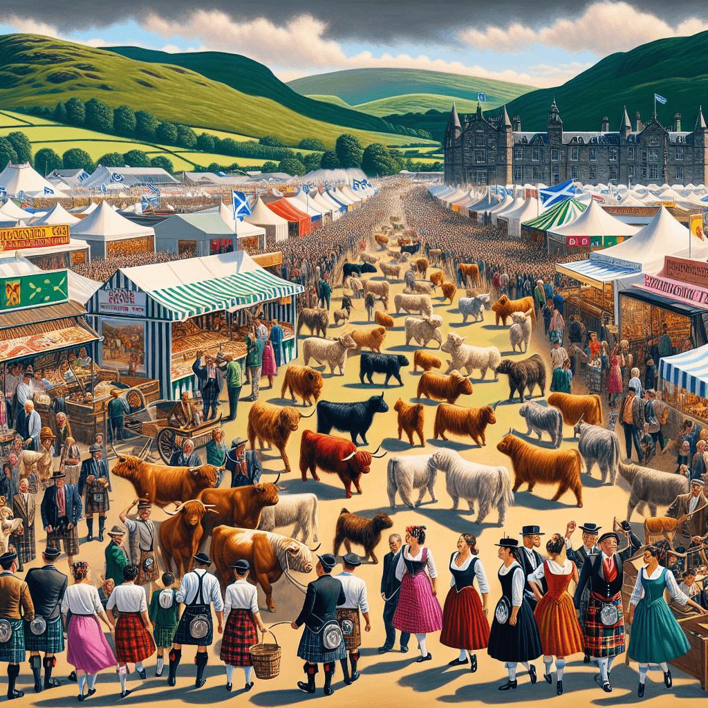 Royal Highland Show Paint By Numbers Art