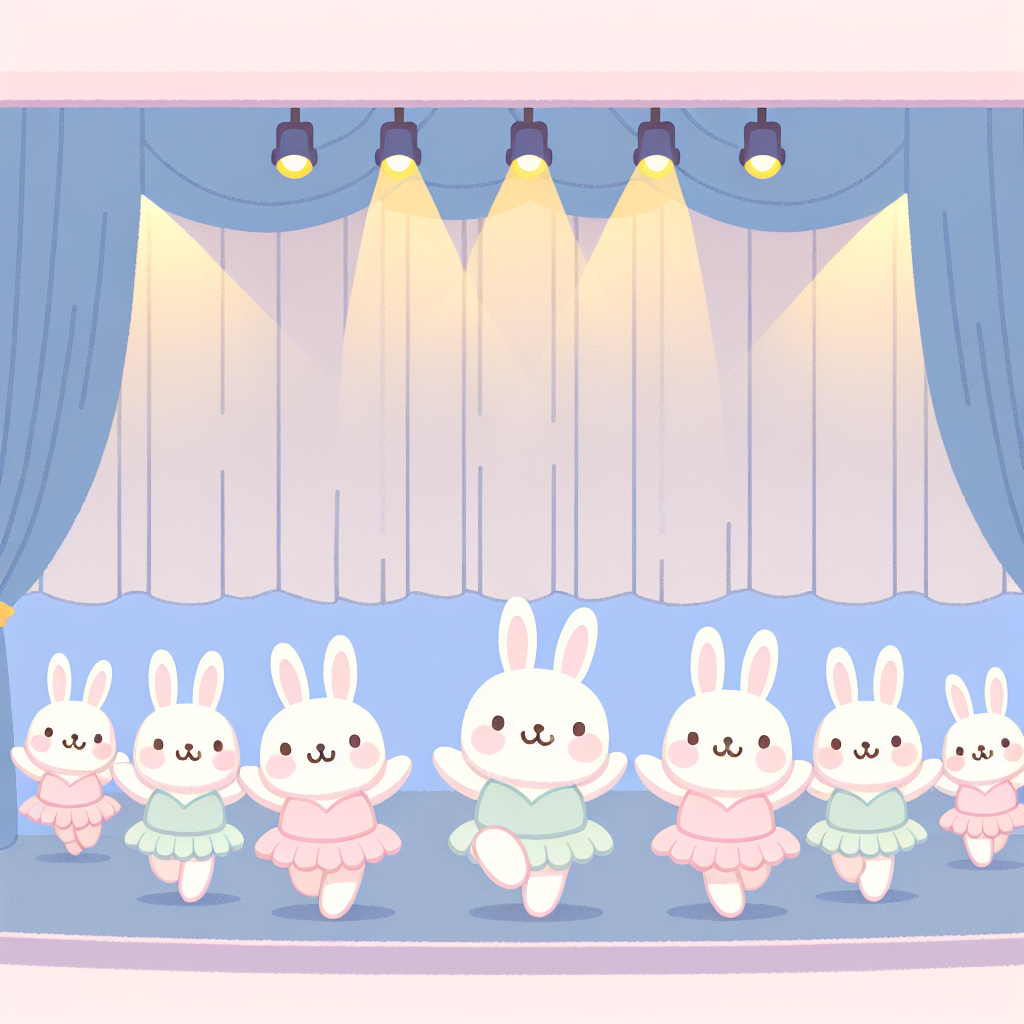 Ballet Bunnies Numbered Painting Kits