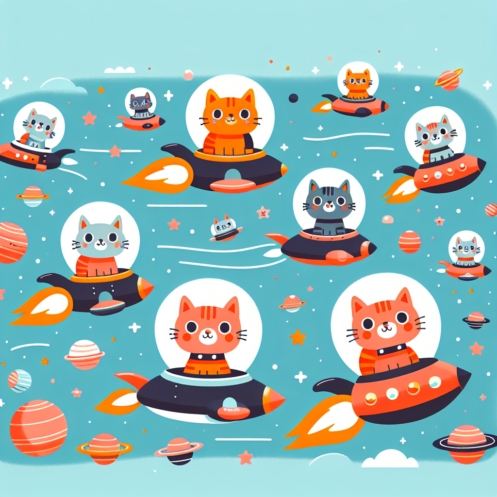 Cosmic Cat Chronicles Number Painting