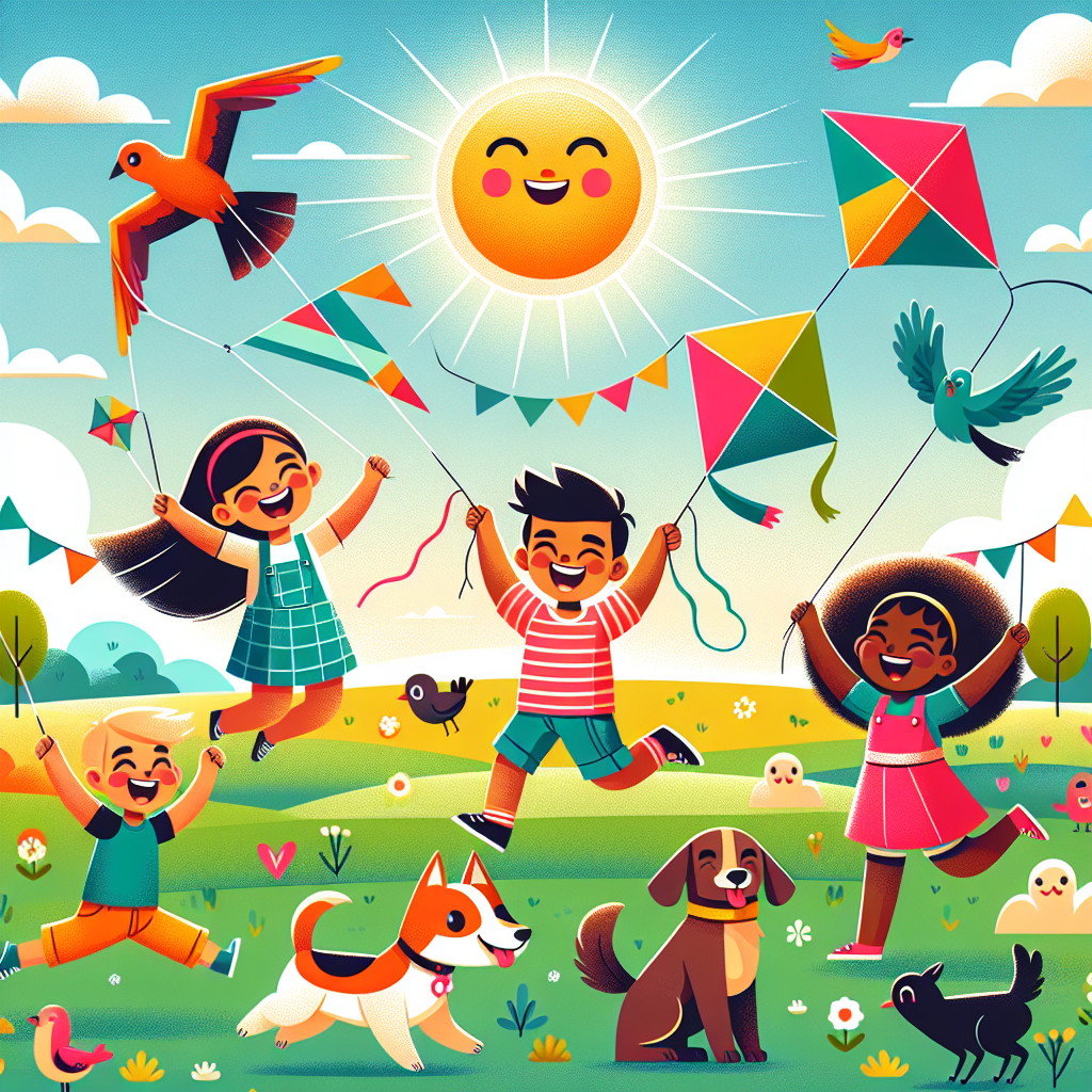 Adventurous Kite Flyers Paint By Numbers