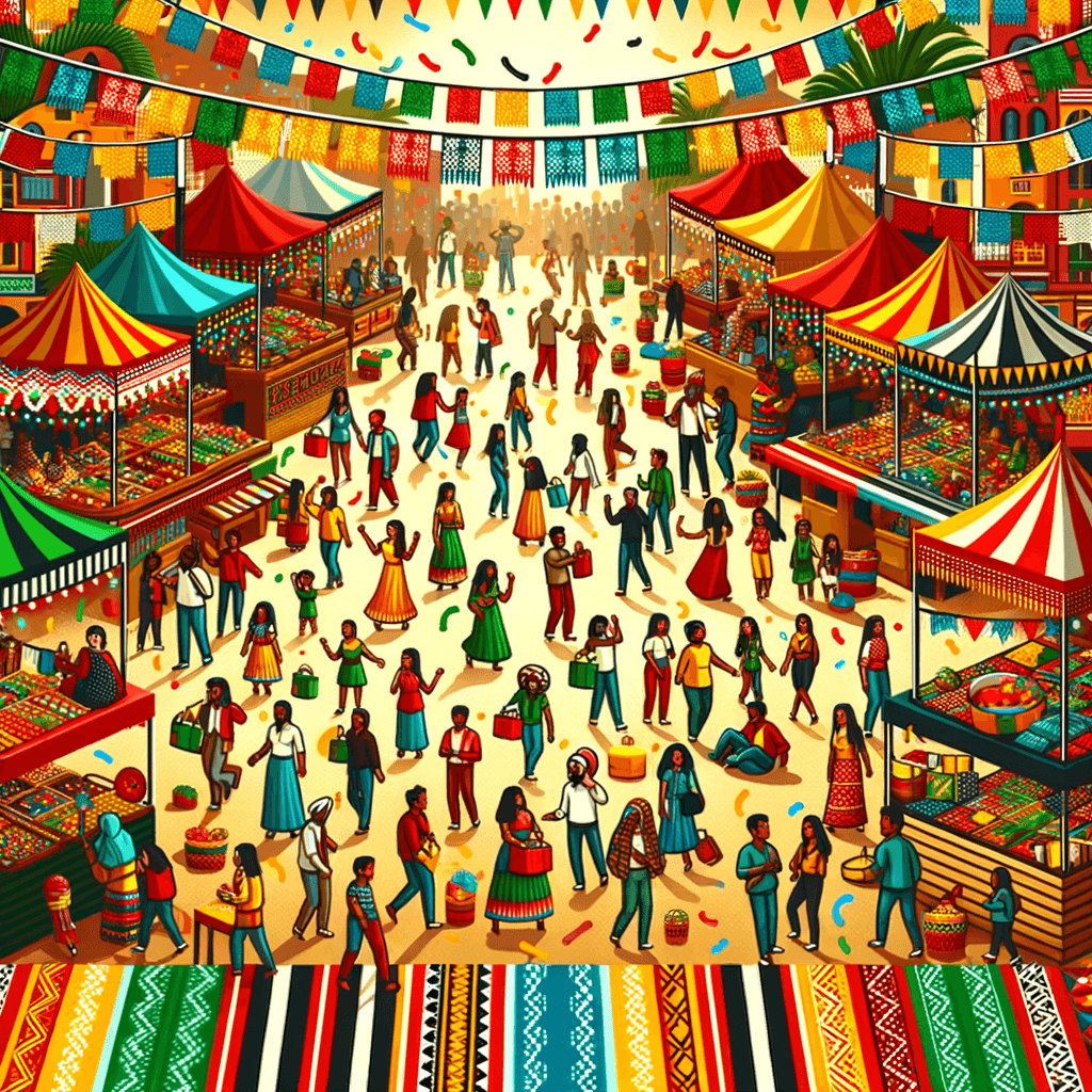 Charming Village Festival Numbered Painting Kits