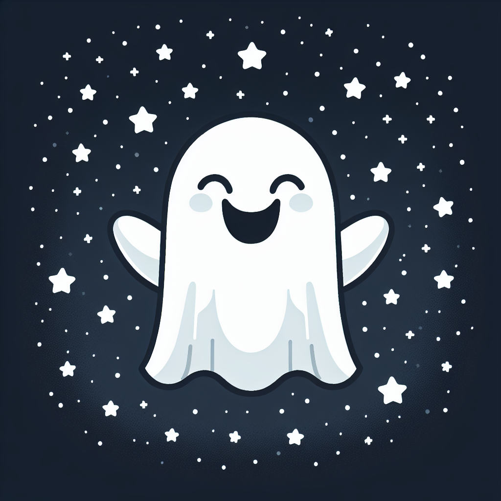 Gallivanting Ghost Painting By Numbers Kit