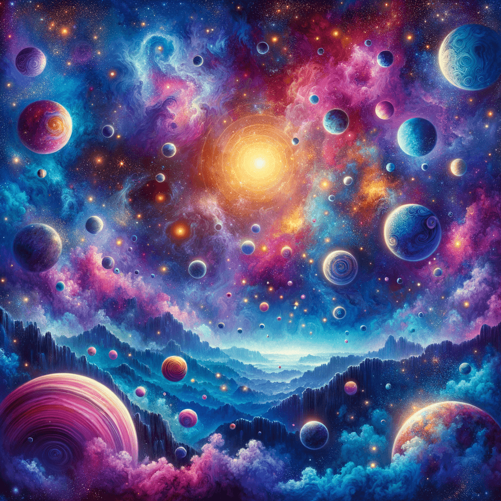 Galactic Adventures Painting By Numbers Kit