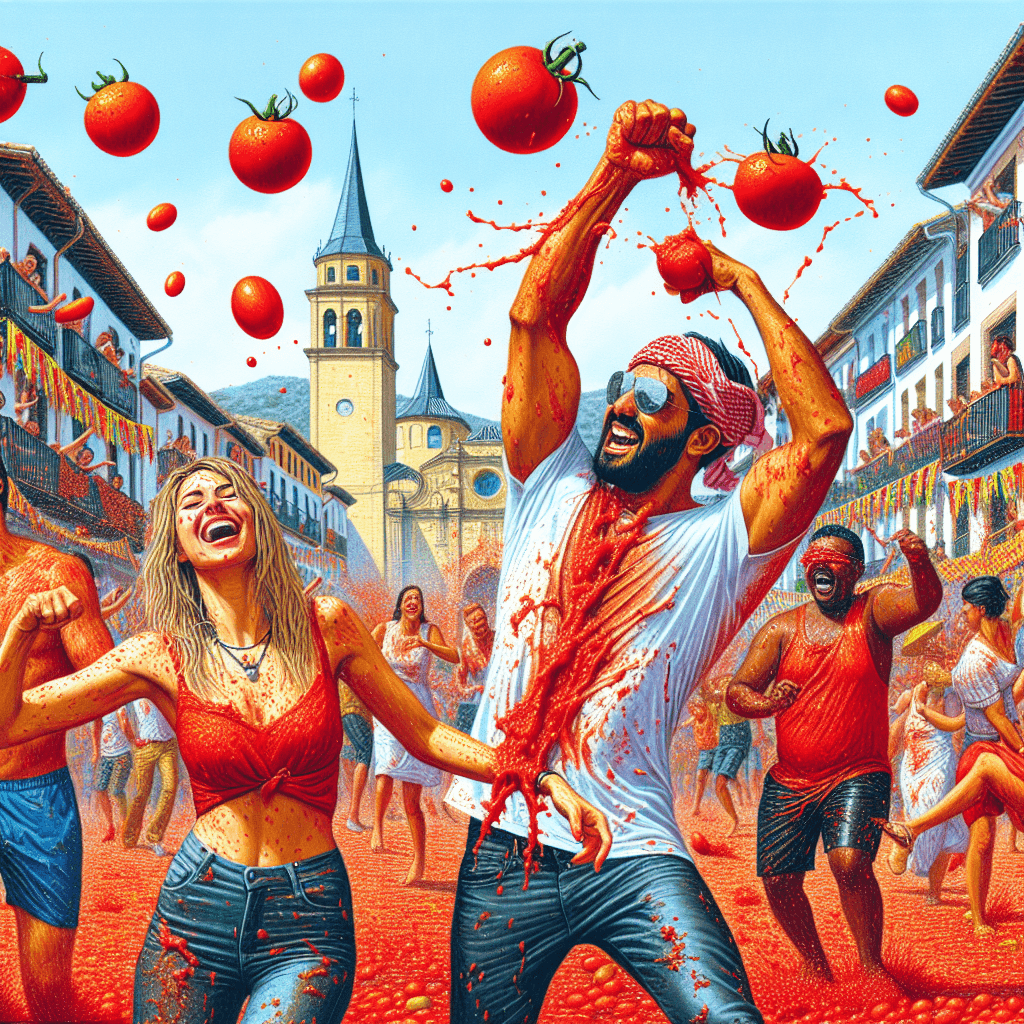 Tomatina Festival - Spain Paint By Numbers