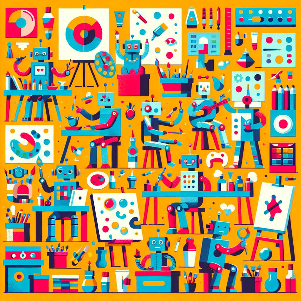 Artful Robots Numbered Painting Kits