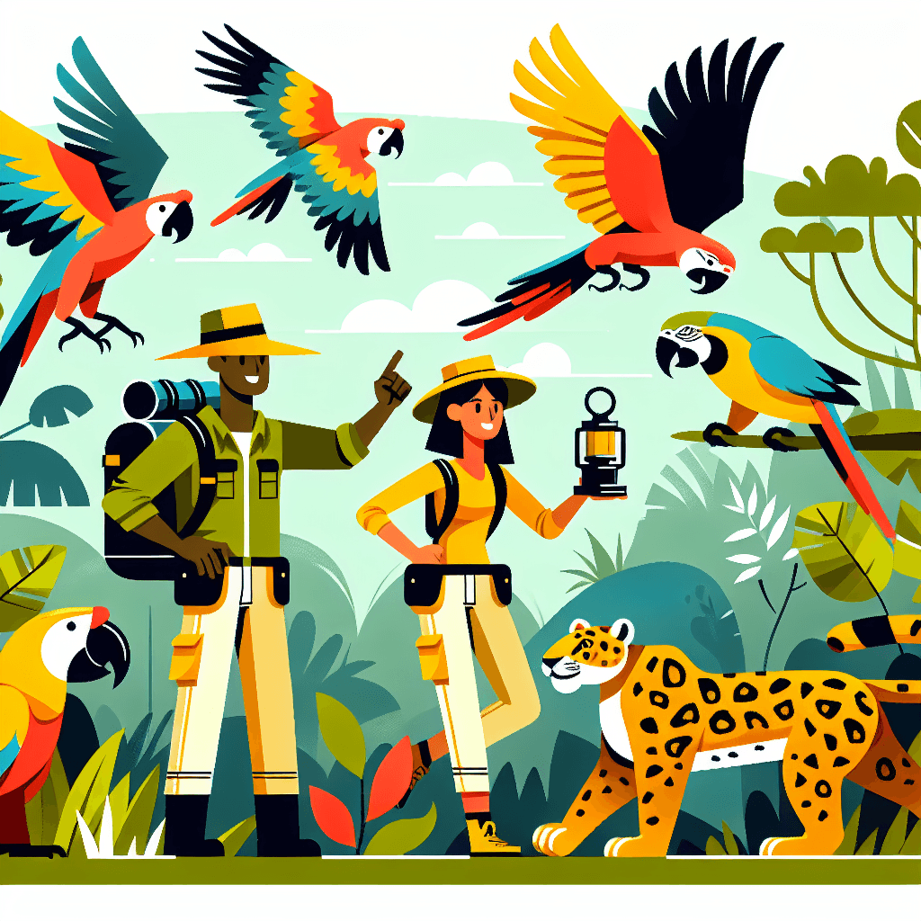 Jungle Expedition With Wild Animals Paint By Numbers