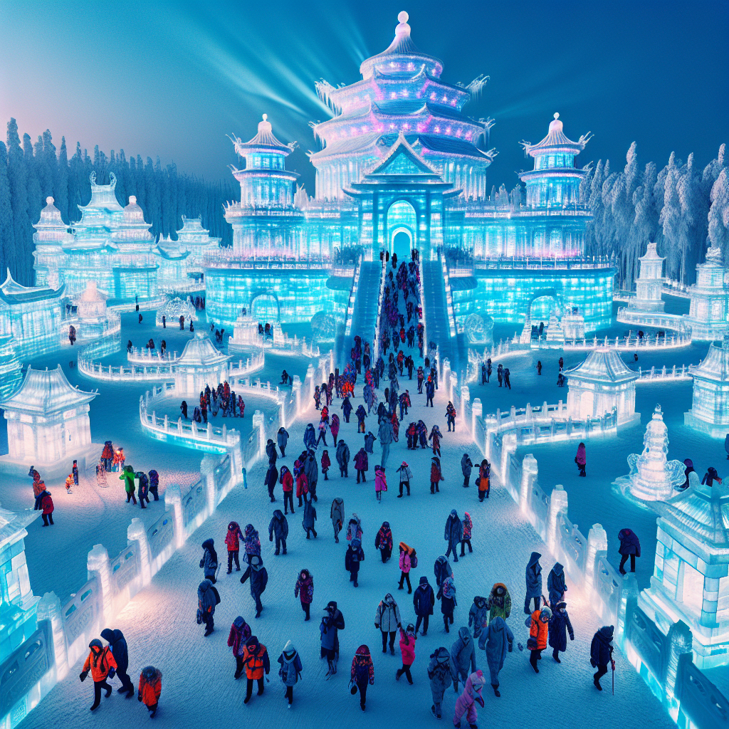 Harbin International Ice And Snow Festival - Harbin Paint By Color