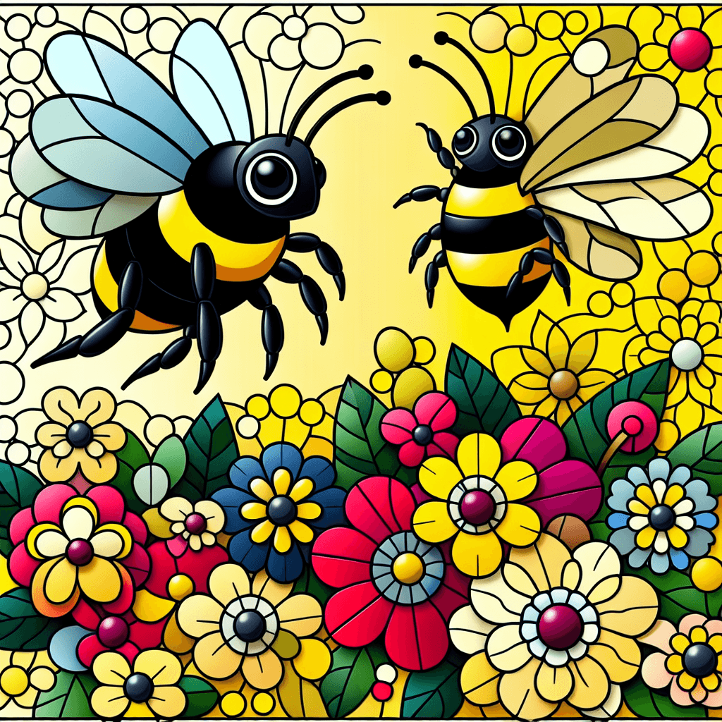 Brisk Bumblebee DIY Paint By Numbers
