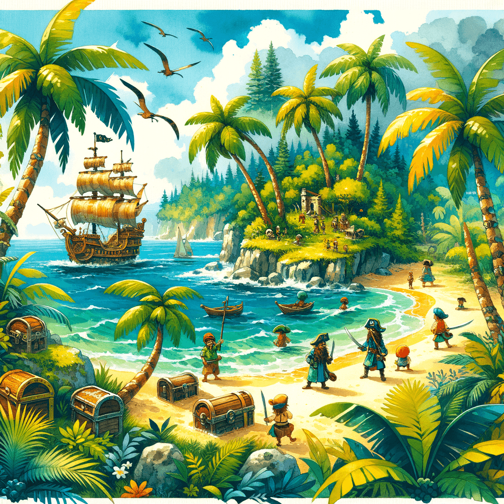 Adventurous Treasure Hunt DIY Paint By Numbers