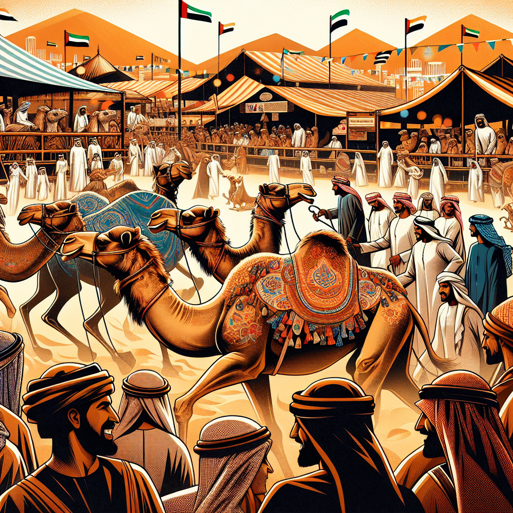Camel Festival - United Arab Emirates Painting By Numbers Kit