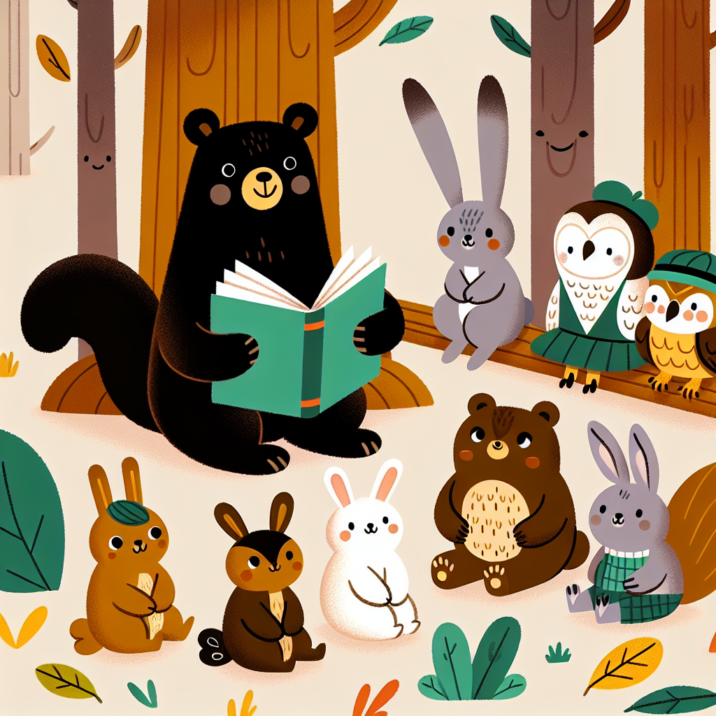 Woodland Storytime Gathering DIY Paint By Numbers