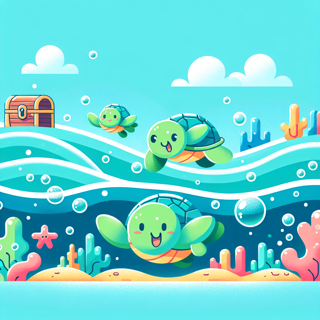 Turtle Treasure Tides Paint By Color