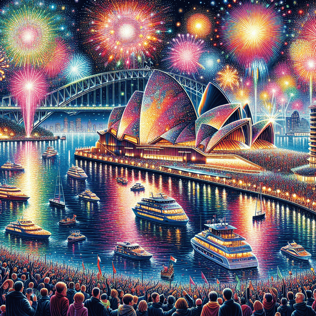 Sydney New Year's Eve - Sydney Paint By Numbers Kits