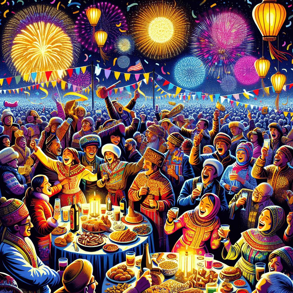 Año Nuevo Latino Paint By Numbers Art