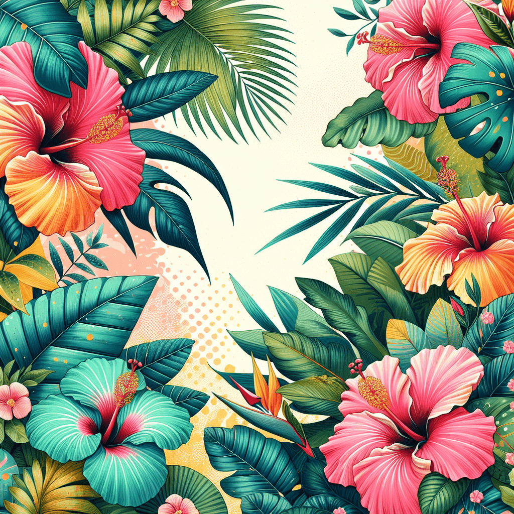 Bohemian Tropical Oasis Paint By Color