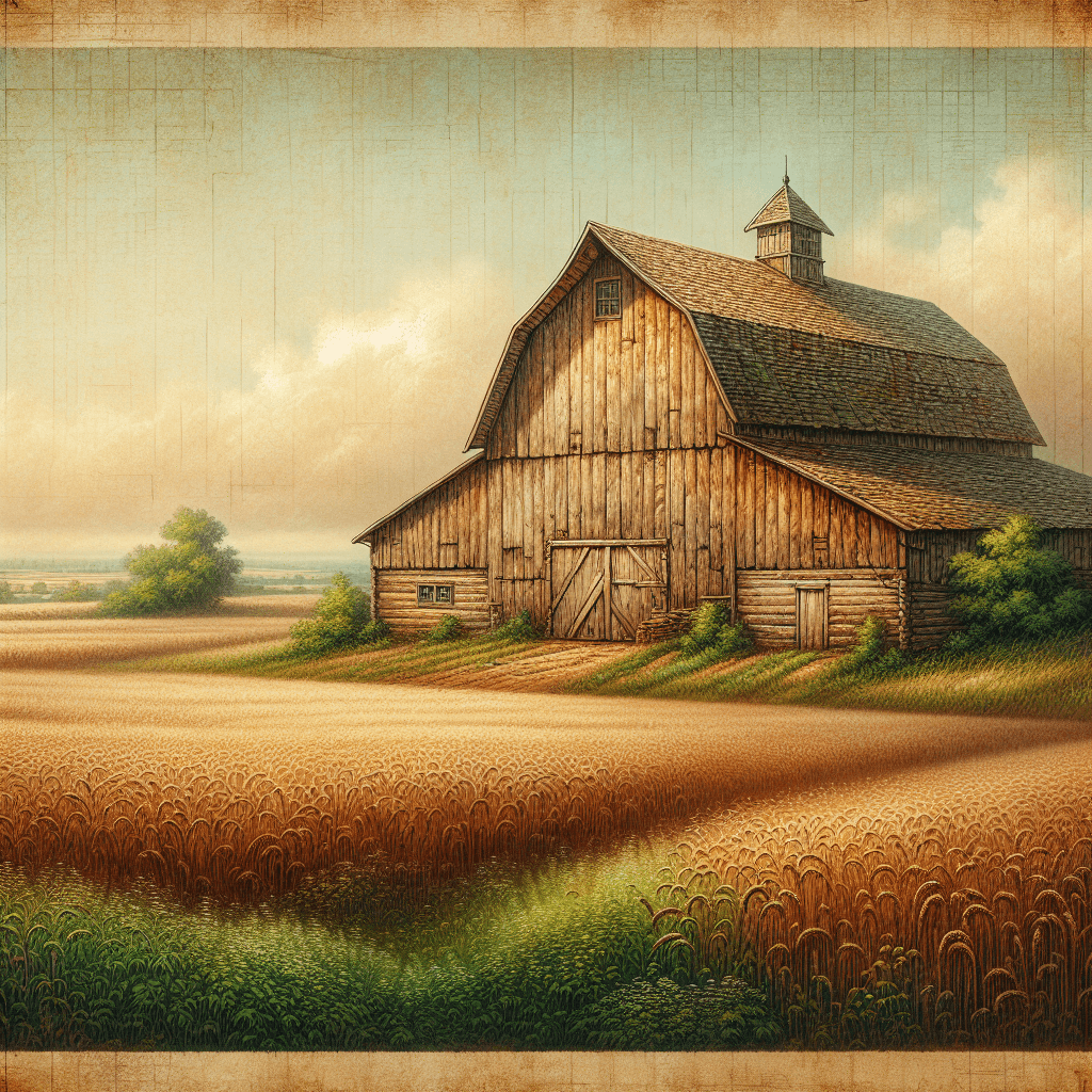 Rustic Barnyard Serenity Paint By Numbers