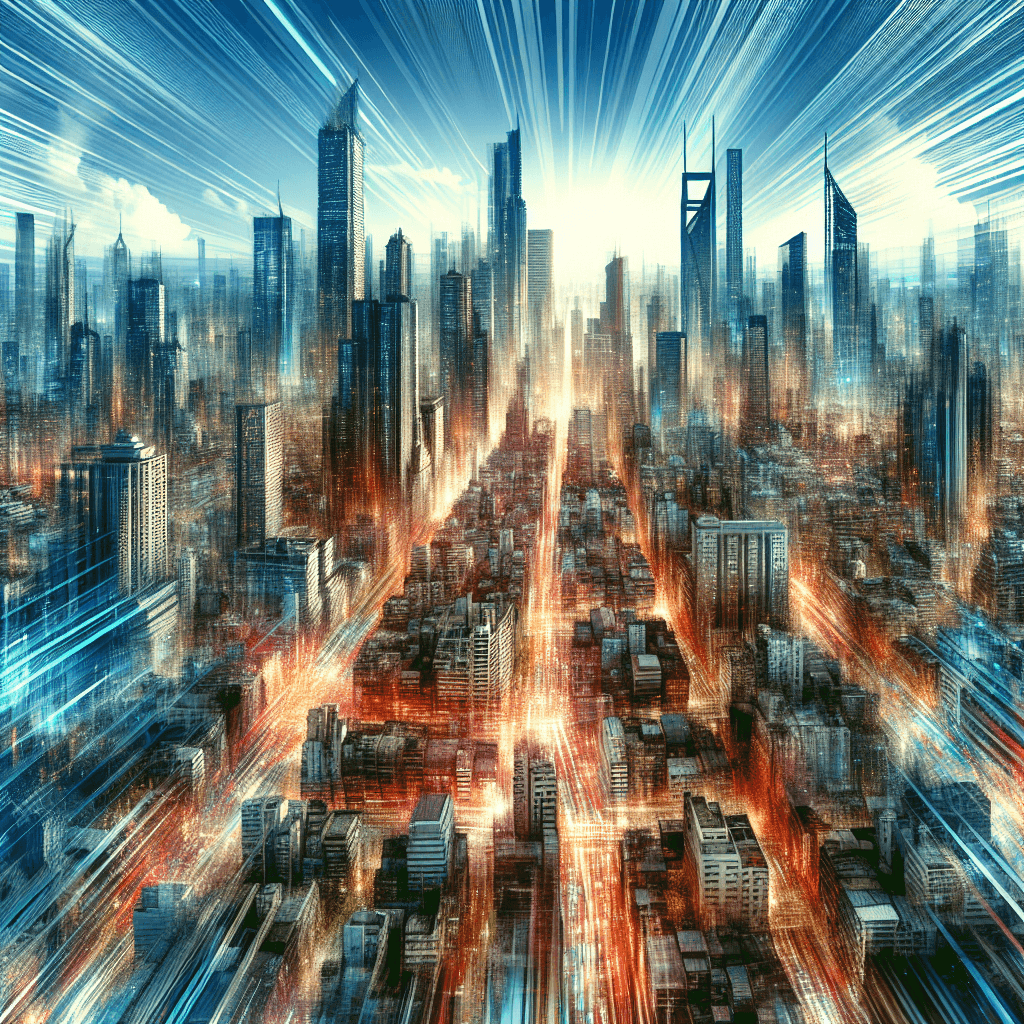 Busy Metropolis DIY Paint By Numbers