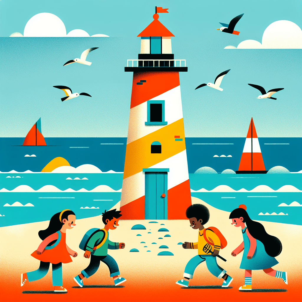 Mystery At The Lighthouse Paint By Color