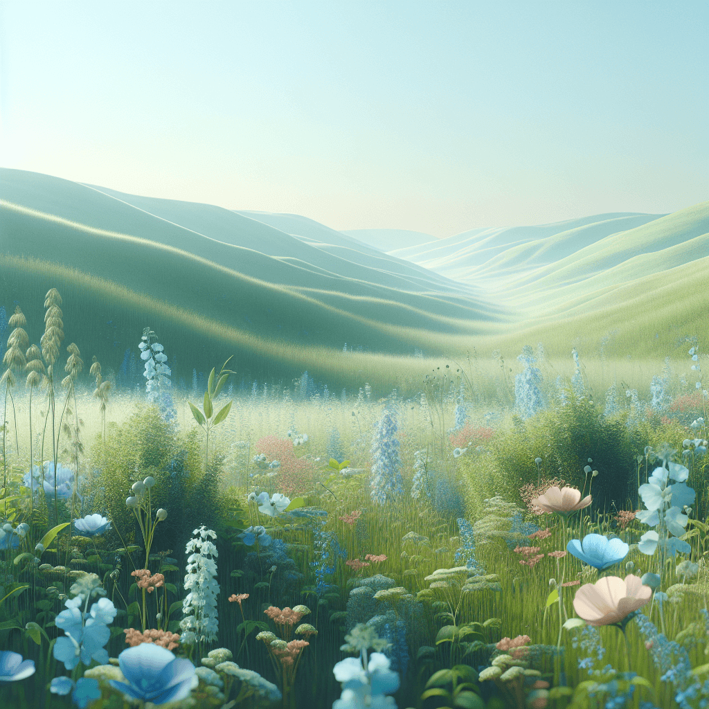 Whispering Meadow Serenity Numbered Painting Kits