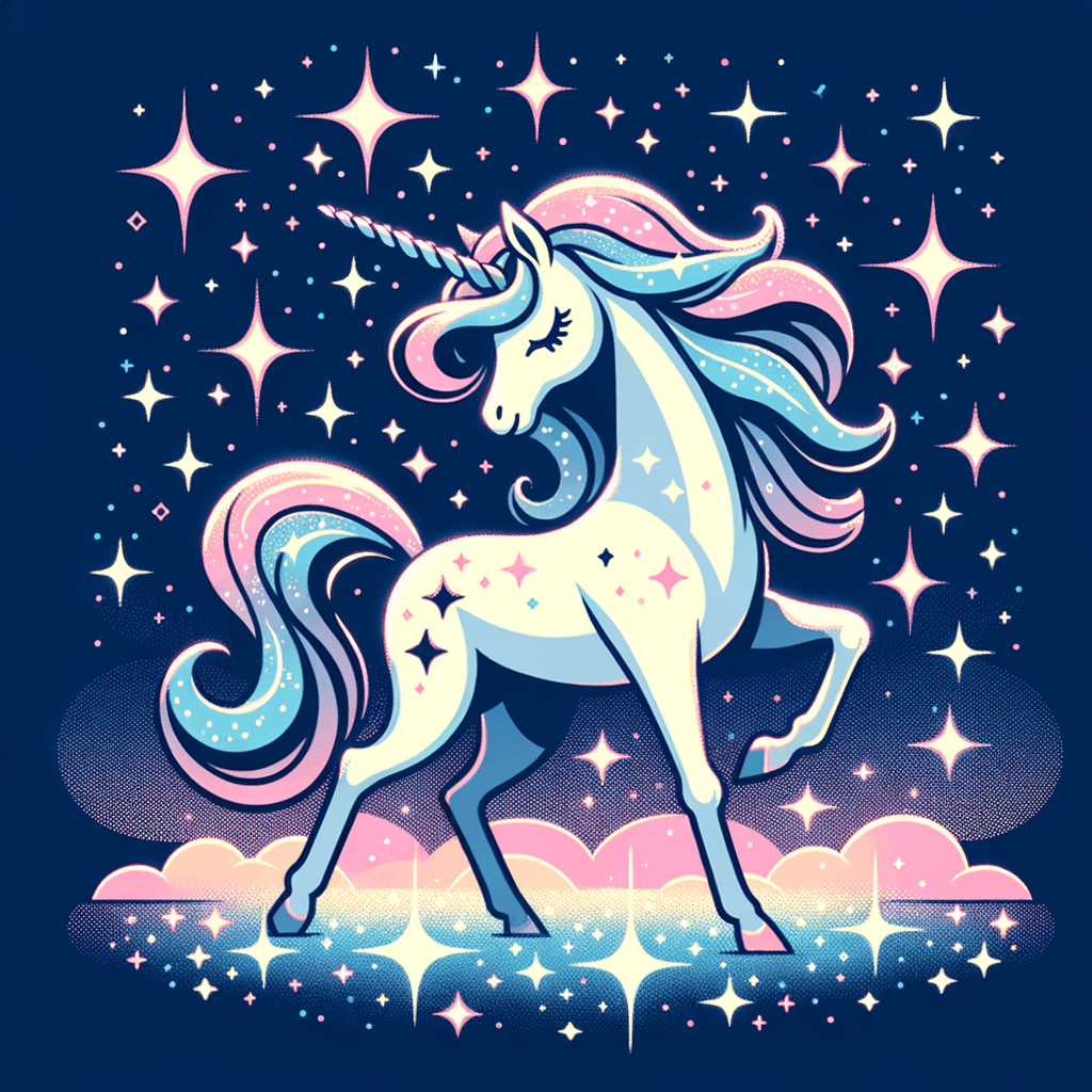 Dreamy Space Unicorn Paint By Numbers Art