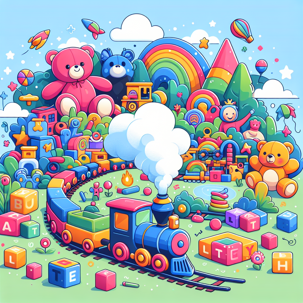 Magic Train To Toyland Paint By Numbers