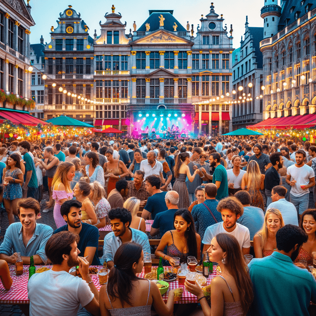 Brussels Summer Festival - Belgium Painting Number Kit