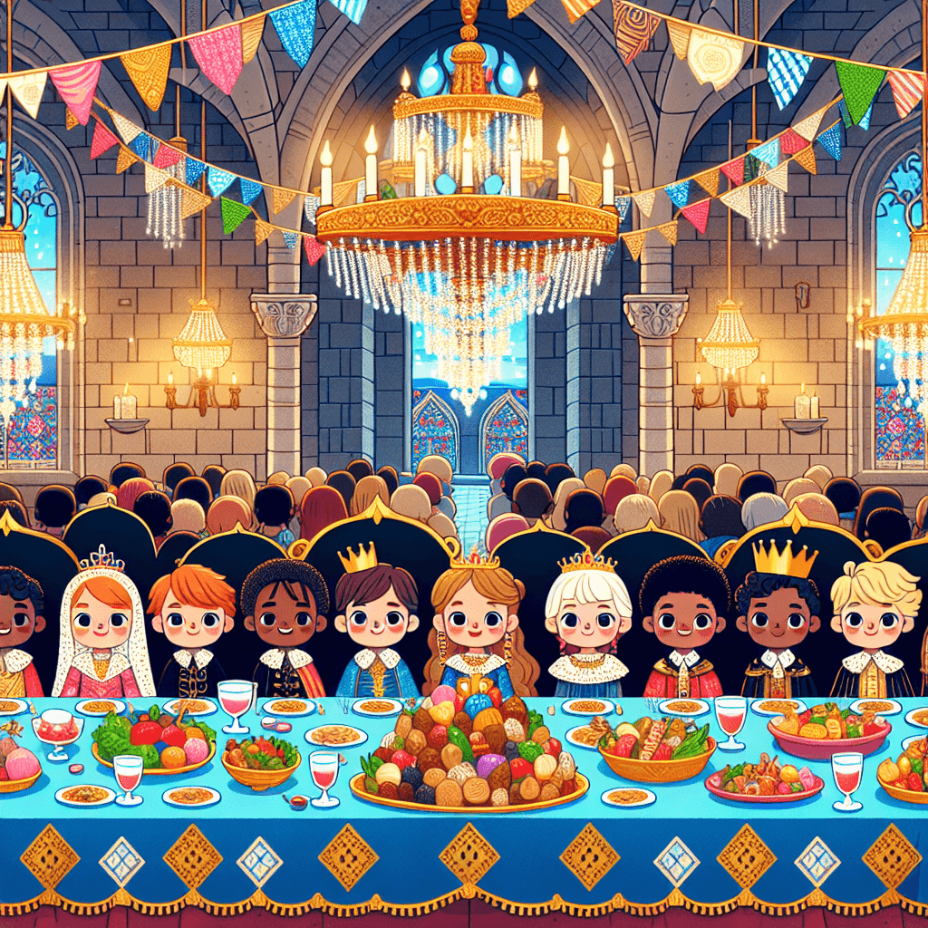 Royal Castle Feast Paint By Number